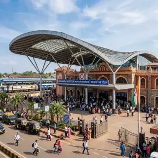 Self-drive car rental at Madgaon Railway Station 
